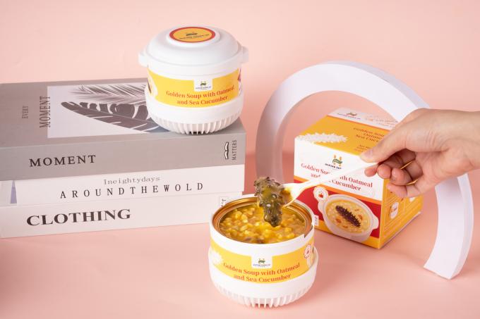 latest company case about HOPing china -Golden Soup Oatmeal Sea Cucumber Porridge
