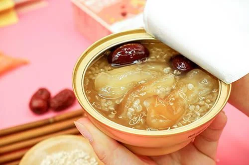 Stewed Instant Fish Maw Low Carb Canned Soup With Red Date And Qunioa