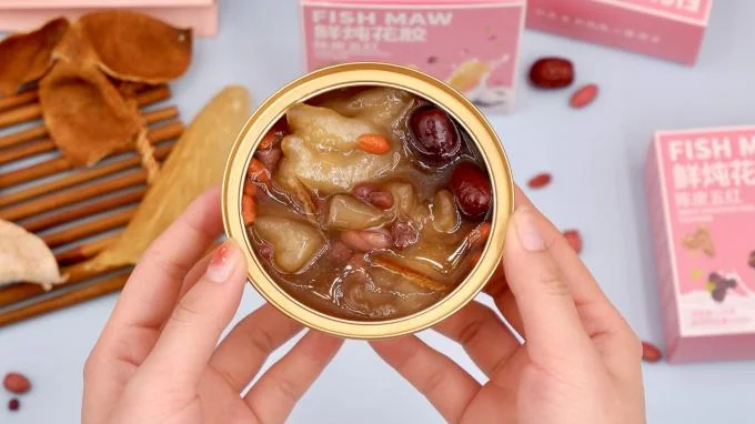 ZeaGrove , Stewed Fish Maw with Red Date and Qunioa , Nourish blood and calm nerves , No additives , Natural and healthy