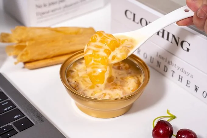 OEM Stewed Instant Fish Maw In Mango Pomelo Sago Dessert Sweet And Slightly Sour