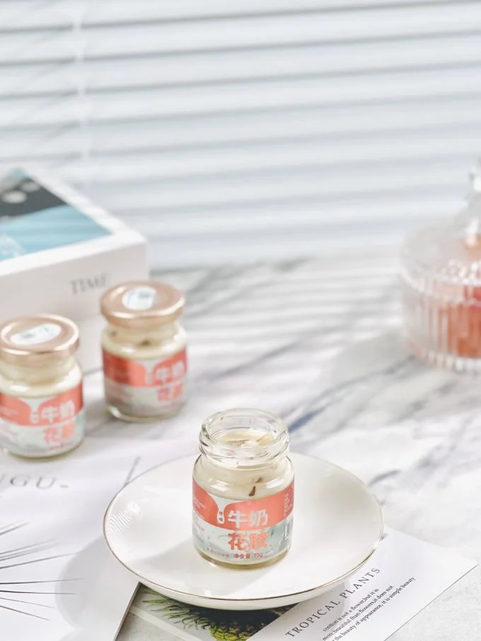 Papaya Flavored Milk Fish Maw Porridge High Protein Soup Canned For Women 0 Additive