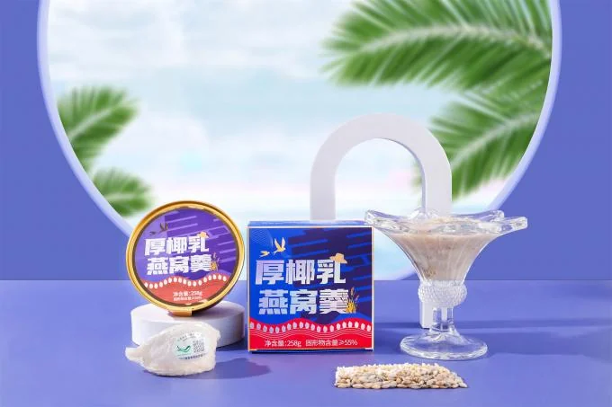 Instant Food Swallow Birds Nest Soup Porridge Coconut Milk Simple Ingredients