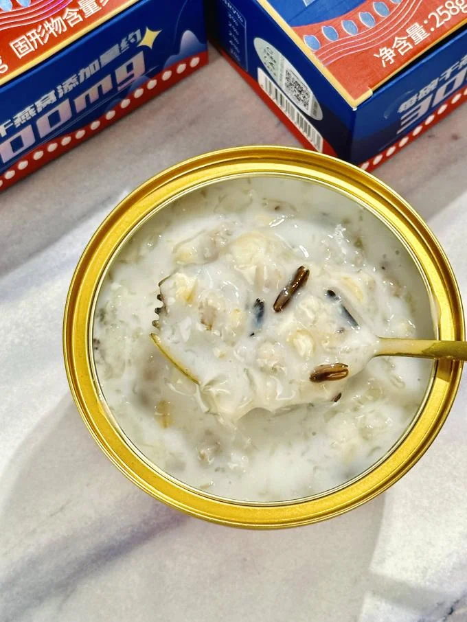 Instant Food Swallow Birds Nest Soup Porridge Coconut Milk Simple Ingredients