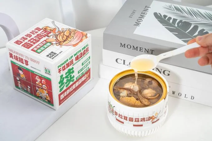 Premium American Ginseng & Matsutake Mushroom Chicken Soup – Herbal Nourishment for Immunity Energy & Overall Wellness