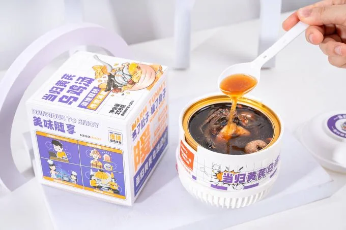 HACCP Certificated Herbal Black Chicken Soup With Angelica Huangqi