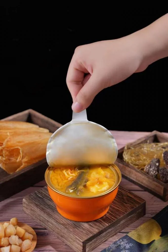 Premium Chinese Soup Golden Broth with Abalone Fish Maw Collagen Rich Gourmet Seafood Soup for Immune Support and Anti Aging
