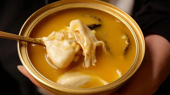 Instant Salty Fish Maw Abalone Soup Chinese Nutrition Nourishment ODM