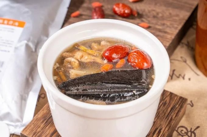 Healthiest Instant Ganoderma Dendrobium Dragon Bone Soup Medicine Diet Combination