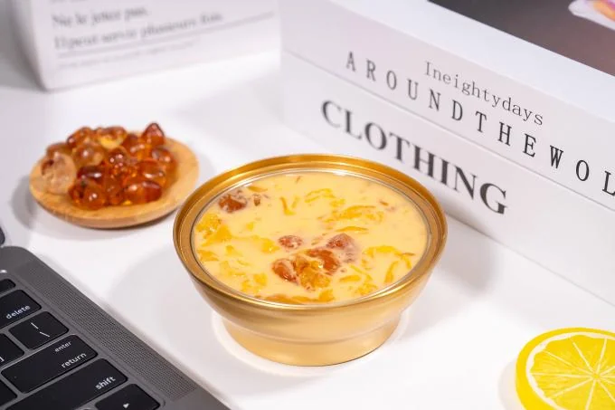 Mango Pomelo Sago Peach Gum Dessert Soup Sweet Vacuum Bowled