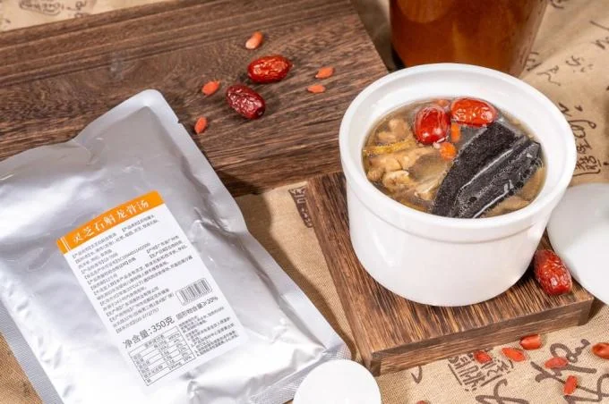 Instant Chinese Medicinal Soup Ganoderma Dendrobium Dragon Bone 350g