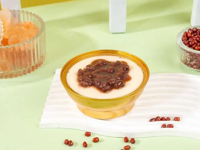 OEM Milk Instant Egg Custard Pudding Mix With Red Bean Cantonese Dessert
