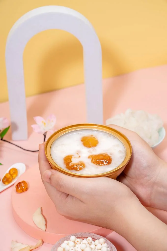 Coconut Water Peach Resin Dessert Soup Meal Replacement Food For Weight Loss