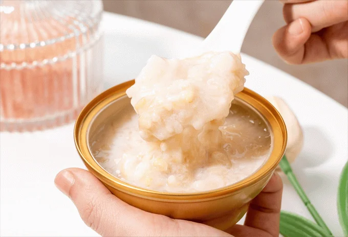 Chinese Yam Lily Bird's Nest Porridge Herbal Superfood for Beauty Immunity Digestive Health