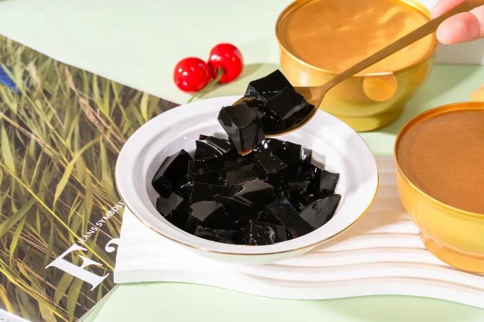 Instant Bowled Decocting Herbal Grass Jelly Relieve Summer Heat Zero Additives