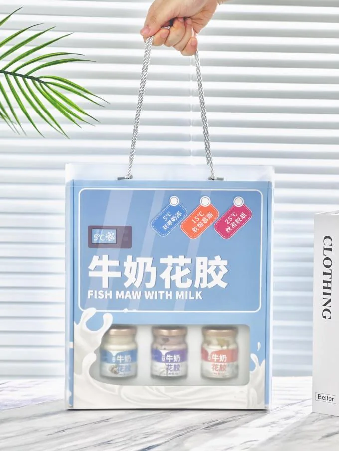 Colorful Milk Maw Gift Box Freshly Stewed With Pure Milk Comprehensive Nutrition New Zealand Imported Milk