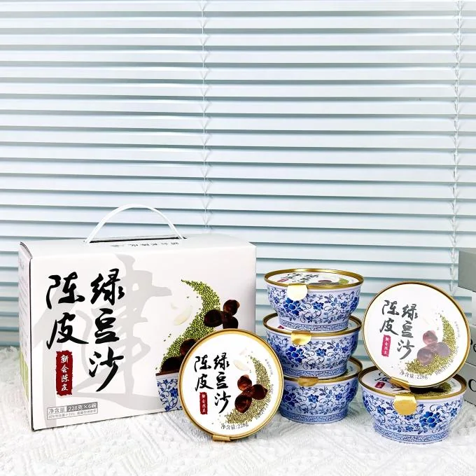 Chenpi Mung Bean Paste Gift Box Clear Away Heat And Relieve Summer Heat Soft And Waxy And Sweet