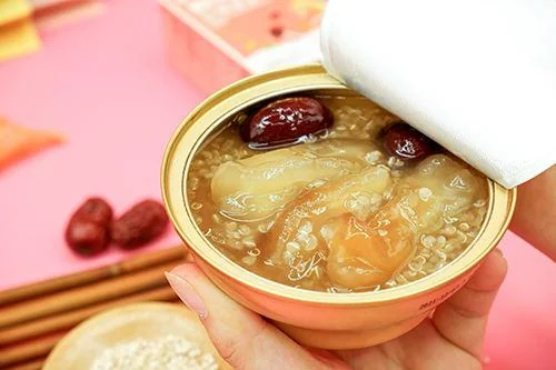 ZeaGrove , Stewed Fish Maw with Red Date and Qunioa , Nourish blood and calm nerves , No additives , Natural and healthy