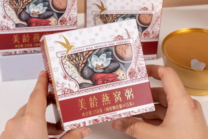 Zeagrove Meiling Bird's Nest Porridge Lower Blood Lipids Natural Grains Easy To Absorb