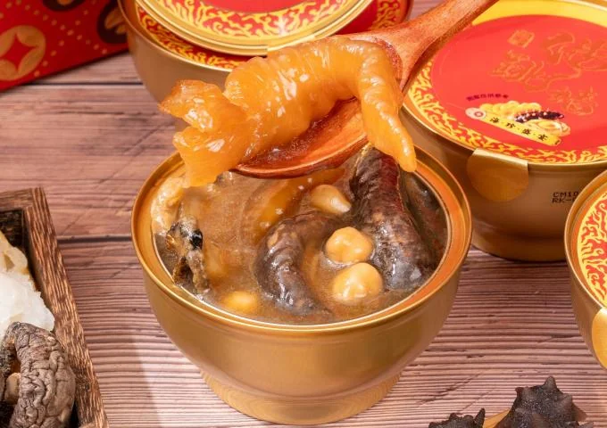 Buddha Jumping Over The Wall With Abalone Broth Holiday Gift Giving Zero Addition Ready To Eat After Opening The Lid