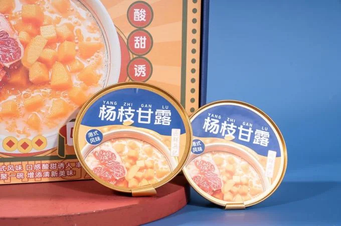 Instant Mango Sago Pomelo Tropical Fruit Sago Dessert Mango Sago Dessert In Can Mango Sago With Fresh Fruits Zero Additives