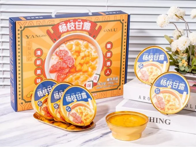 Instant Mango Sago Pomelo Tropical Fruit Sago Dessert Mango Sago Dessert In Can Mango Sago With Fresh Fruits Zero Additives