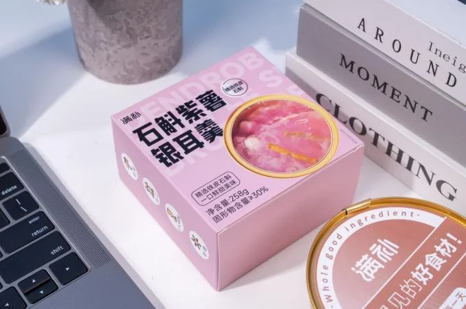 Enhance Immunity Dendrobium And Tremella Dessert Fresh Organic Food After-meal Light Desserts Breakfast Light Meal Replacement