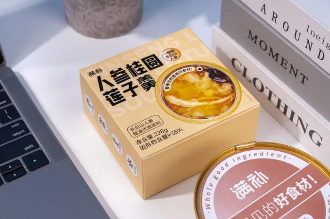 Fresh Ginseng Stewed With White Fungus Full Of Colloid Improve Sleep Strengthen Your Body Nutritional Supplements For The Elderly