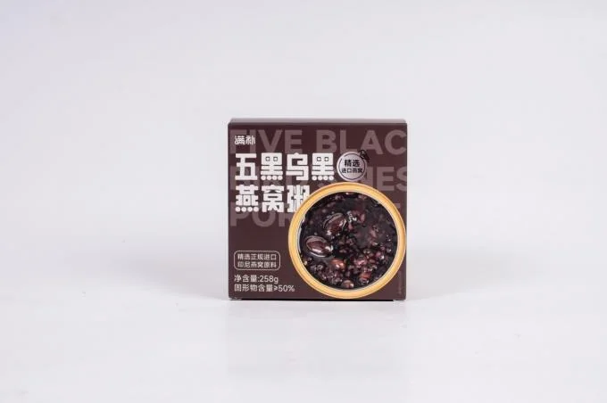 Five Black Elements Bird's Nest Porridge Strengthen Body And Fight Fatigue Rich In Dietary Fiber