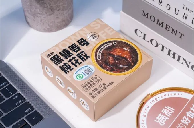 Collagen supplementation Brown Sugar Ginger Fish Maw Porridge Mild and cold-repelling Rich in natural minerals Convenient and ready-to-eat nutritional supplement