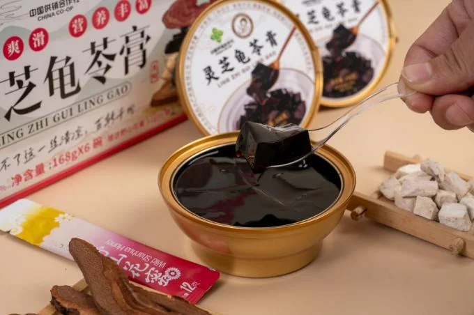 Ready-to-eat light desserts Authentic instant Chinese Guilinggao Natural herbal flavor Easy to carry and eat Customizable private label