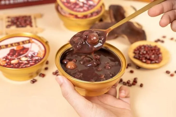 Plant-based stomach-nourishing red bean paste dessert Chenpi Red Bean Paste 168g Ready to Eat Plant Based Low Sugar Supports Digestion Nourishing Traditional Dessert