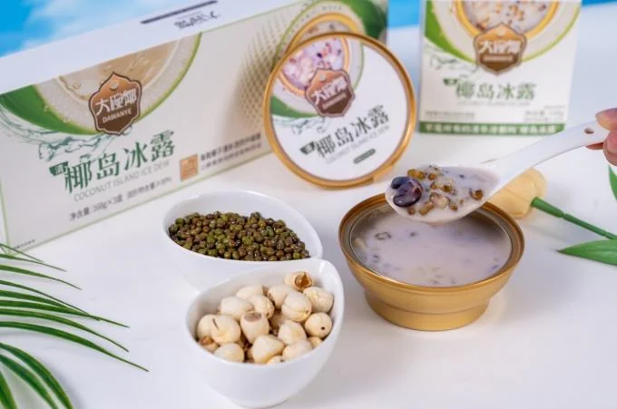 Plant-based Asian Dessert Qingbuliang Coconut Dessert Plant-Based Cooling Asian Superfood No Additives Ready-to-Eat Summer Gut Health Treat