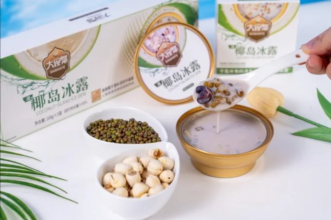 Enjoy Coconut Qingbuliang While Camping Coconut milk Qingbuliang Refreshing Tropical Dessert with Natural Ingredients Nourishing Asian Superfood Essential for camping