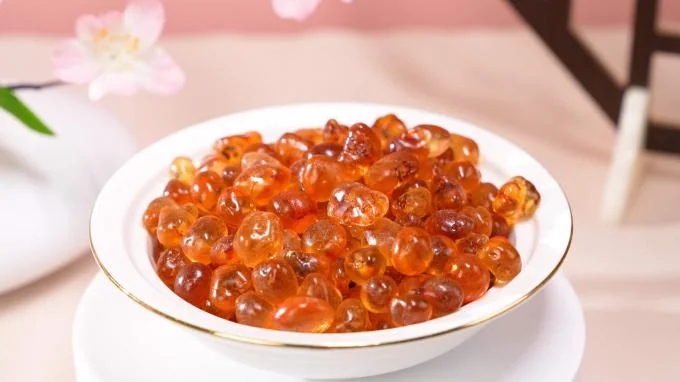 peach-gum herbal natural Ginger Date Osmanthus Stewed Peach Gum soup for Skin Health Natural Collagen Women's Wellness and Beauty from Within