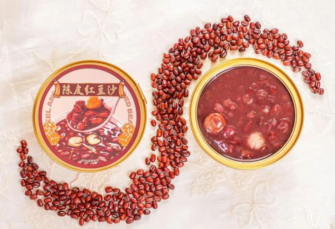 Vegan Snack Tangerine Peel Red Bean Dessert Traditional Chinese Sweet Digestive Benefits Antioxidants