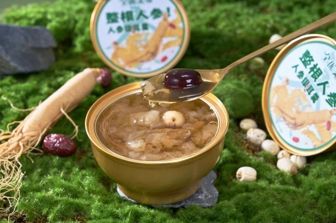 Ready To Eat Ginseng Snow Fungus Herbal Wellness Dessert No Artificial Additives Herbal Ingredients Natural Sweetness