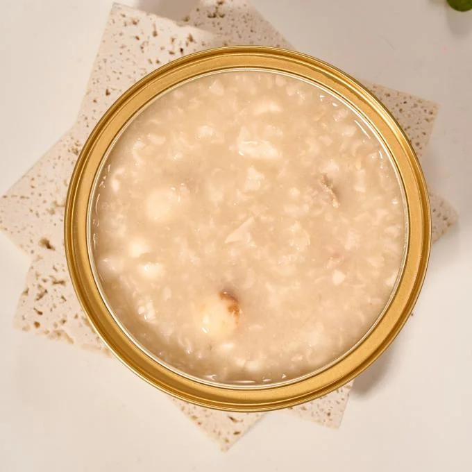 High Protein Lion's Mane Yam & Pork Stomach Porridge - Protein-Rich Breakfast Porridge for Daily Nourishment, 168g Bowl