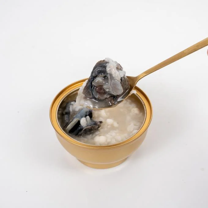 Collagen-Boost Ginseng Bird's Nest Black Chicken Porridge for Both Weight Loss and Skin Nourishment