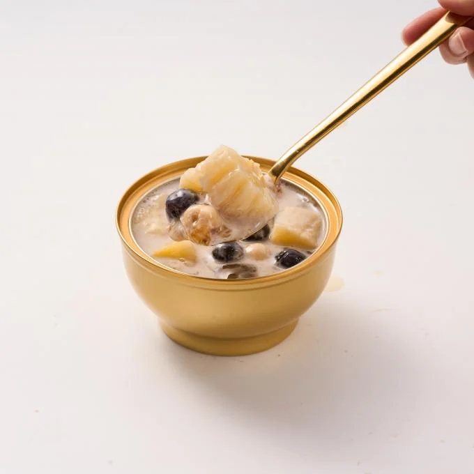 Ready-to-Eat Loaded Peach Gum Mixed Cassava Soup: Low-Calorie High-Satiety Nourishing Bite For Busy Weight Loss Breakfasts