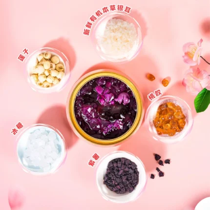 Rose Flavored Peach Resin Dessert