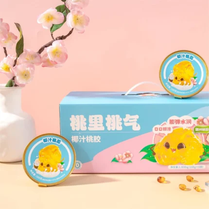 Coconut Milk Peach Resin Dessert
