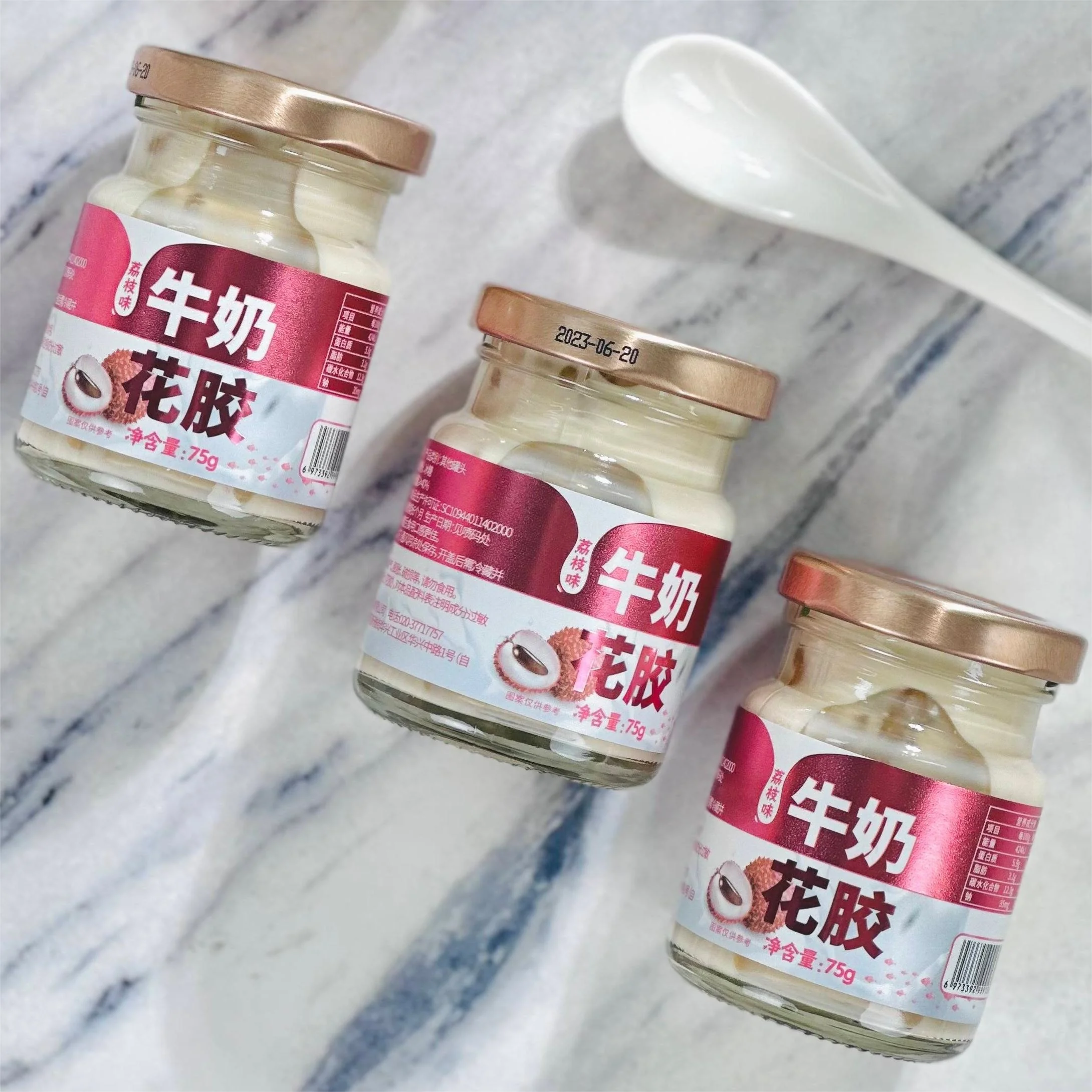 Lychee Flavored Collagen Milk Fish Maw Bowl Nourishment Low Carb Canned Soup - Image 1
