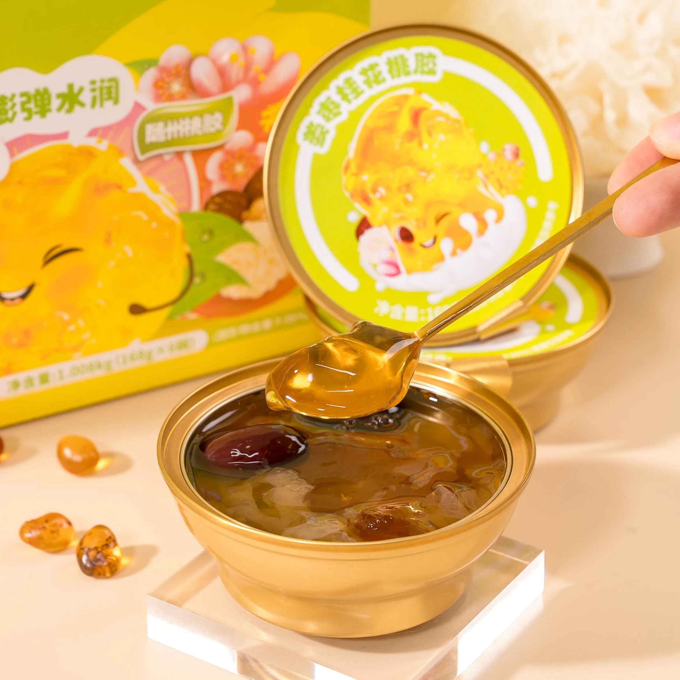 Ginger Date Osmanthus And Peach Gum Warm The Heart And Stomach Cute And Fun Gift Box Sweet And Fragrant - Image 1