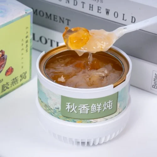 Tremella Peach Gum Nourishing Dessert (Snow Fungus Stewed with Peach Resin)