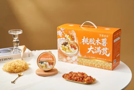 Peach Resin and Tapioca Full Topping Sweet Soup