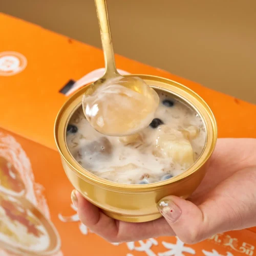 Peach Resin and Tapioca Full Topping Sweet Soup