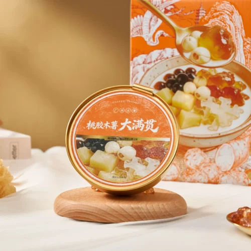 Peach Resin and Tapioca Full Topping Sweet Soup
