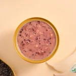 Dense Nutrient Black Rice Milk Scented Bird's Nest Whey-Added Protein Porridge for Post-Workout Energy Replenishment
