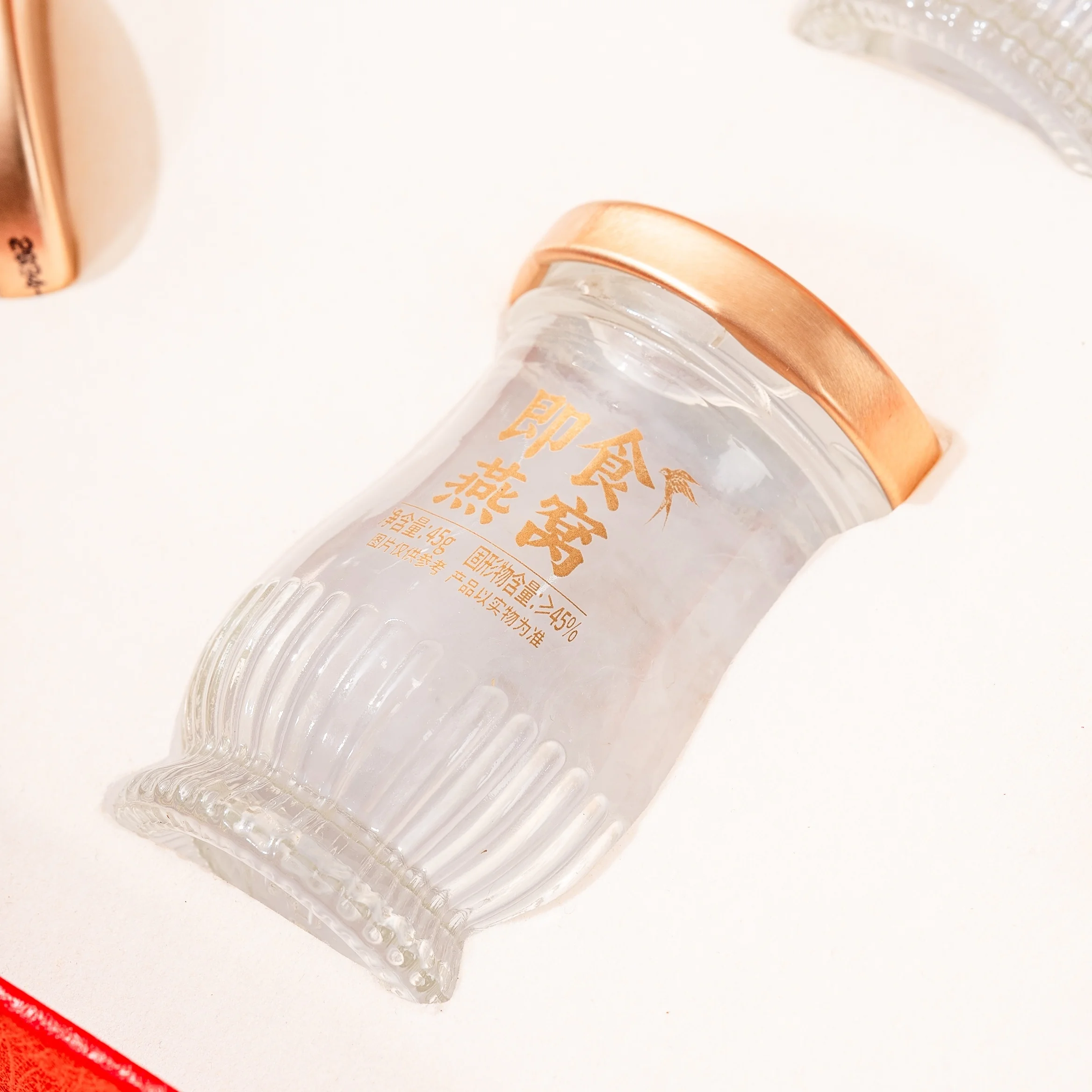 Certified Bird's Nest Drink from an HACCP-Certified Bird's Nest OEM Manufacturer, 100% Natural, Ready to Eat, 45g Glass Bottle - Ready to Eat in a 45g Glass Bottle - Image 2
