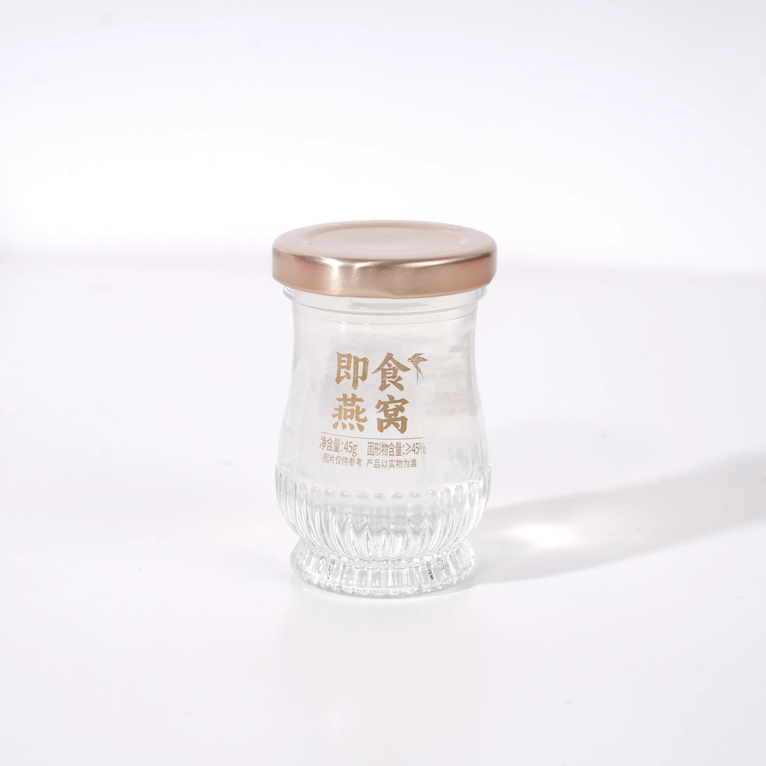 Certified Bird's Nest Drink from an HACCP-Certified Bird's Nest OEM Manufacturer, 100% Natural, Ready to Eat, 45g Glass Bottle - Ready to Eat in a 45g Glass Bottle - Image 3